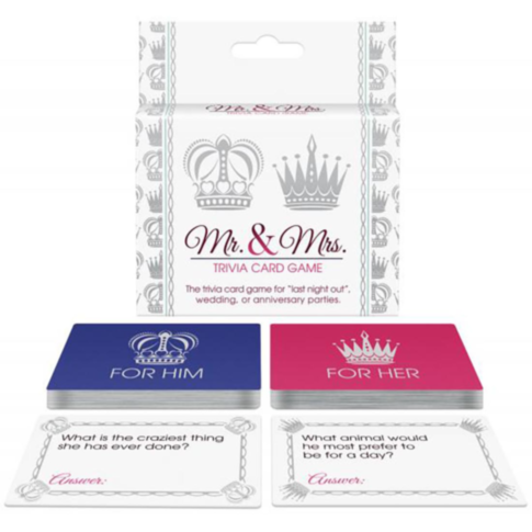 Mr and Mrs Trivia Card Game