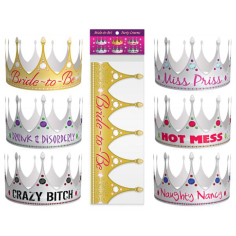 Bride-To-Be Party Crowns