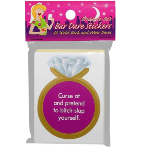 Bride-To-Be Dare Stickers