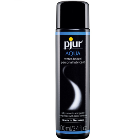 The image features a green background with a white icon of a launching rocket encircled by stars, representing excitement and safety. At the top, the text 'No Image' is displayed, similar to products like Pjur Aqua Personal Lubricant 3.4oz Blue, which hig