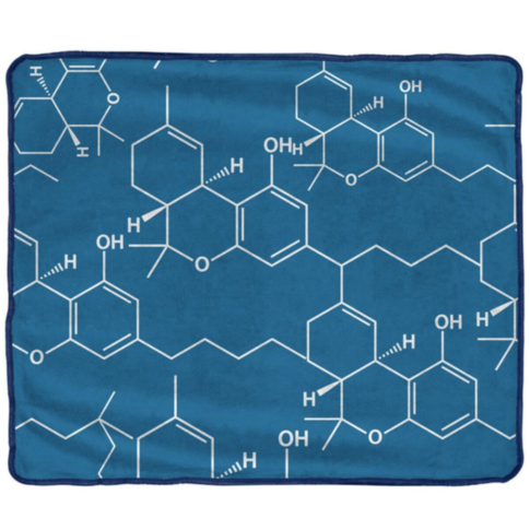 60in X 50in Pulsar Fleece Throw Blanket THC Blueprint