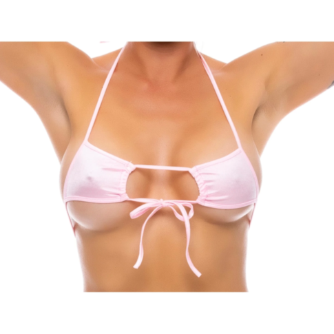 Adjustable Center Tie Top, Baby Pink