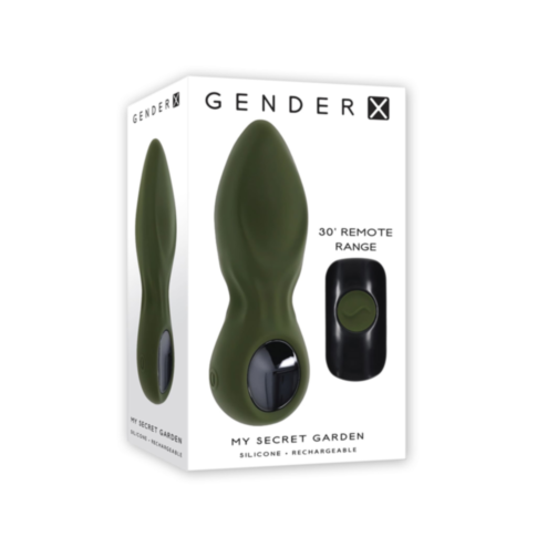 Evolved-Gender X Sil Rechargeable My Secret Garden-Green