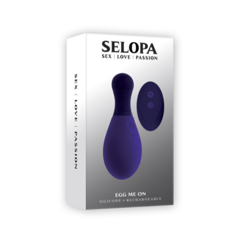 Evolved-Selopa Sil Rechargeable Egg Me On-Purple