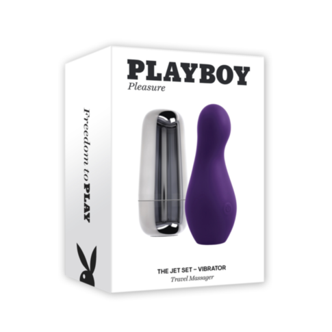 Evolved-Playboy Sil RechargeableThe Jet Set Vibe-Acai Silver