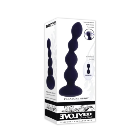 Evolved-Sil Rechargeable Pleasure Orbit-Purple