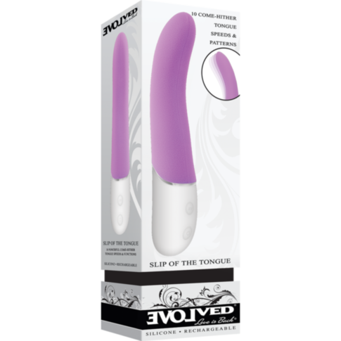 Evolved-Sil Rechargeable Slip of The Tongue-Pink White