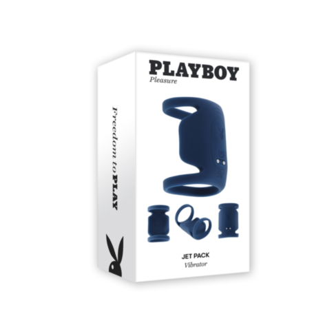 Evolved-Playboy Sil Rechargeable Jet Pack-Navy