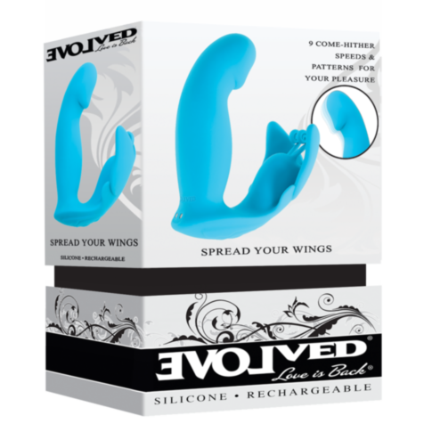 Evolved-Sil Rechargeable Spread Your Wings-Blue