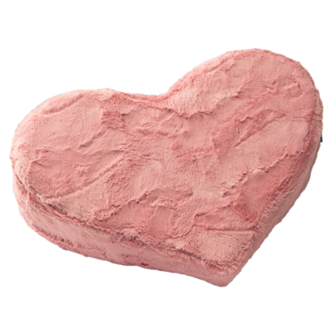 Heart Wedge-Limited Edition Faux Fur-Rose