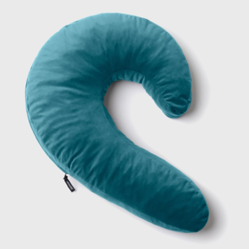 Lune Side Snuggler Pillow-Blue