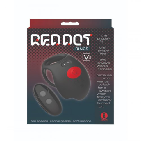 Icon Brands Red Dot Sil Rechargeable RC Ring-V3