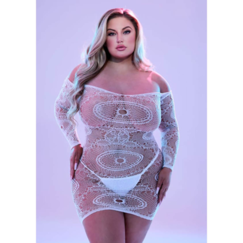 Glow In The Dark Mini Dress Mesh QS