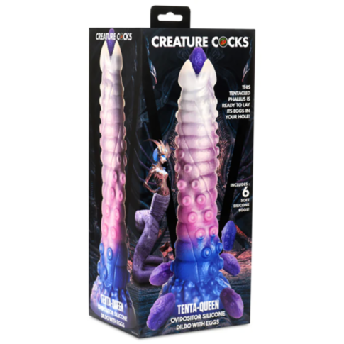 XR-Creature Cocks-Tenta-Queen Ovipositor Sil w/ Eggs