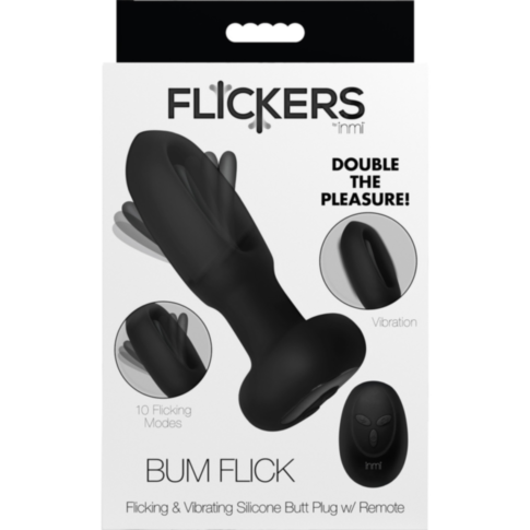 XR-Bum Flick Flicking&Vibrating Sil Plug w RC