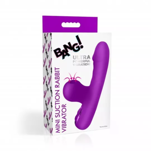 XR-Bang 10X Mini Suction Rabbit-Purple