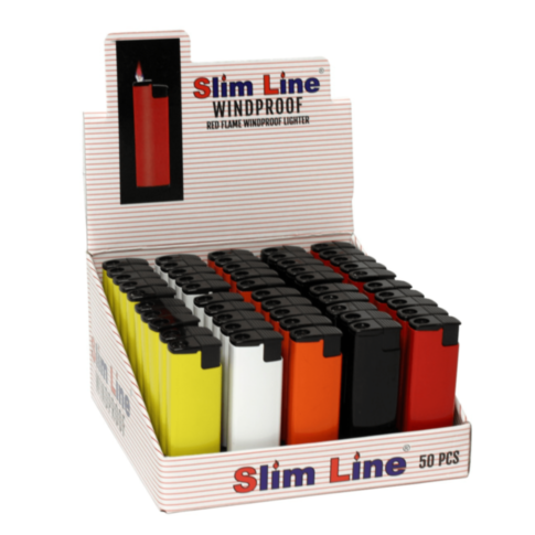 Slimline Windproof Piezo Butane