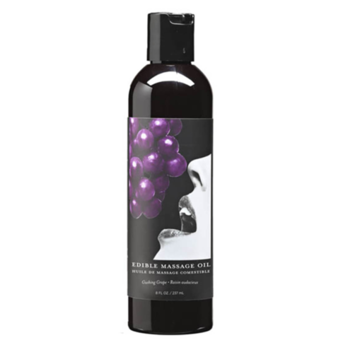 Edible Massage Oil Grape 8oz