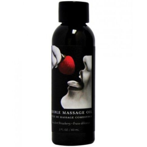 Edible Massage Oil Strawberry 2oz