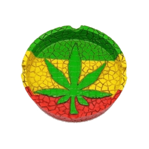 Rasta Leaf Ashtray