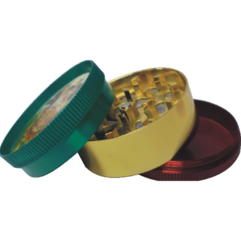 Rasta Hologram 3 Part Grinder