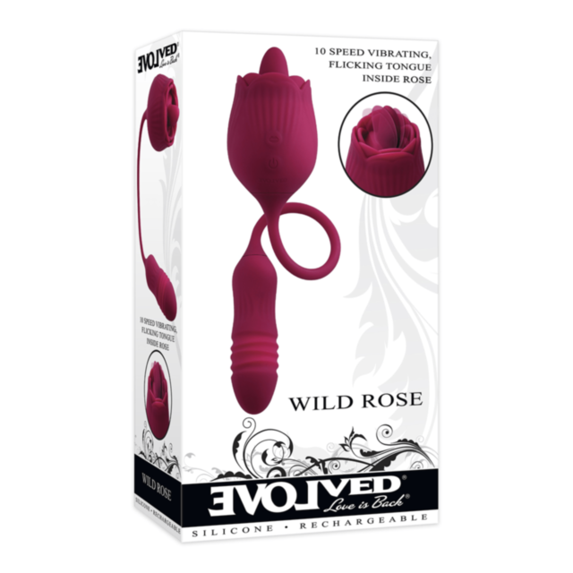 Starship Adult Store Wild Rose Tongue and Thrust Red Wild